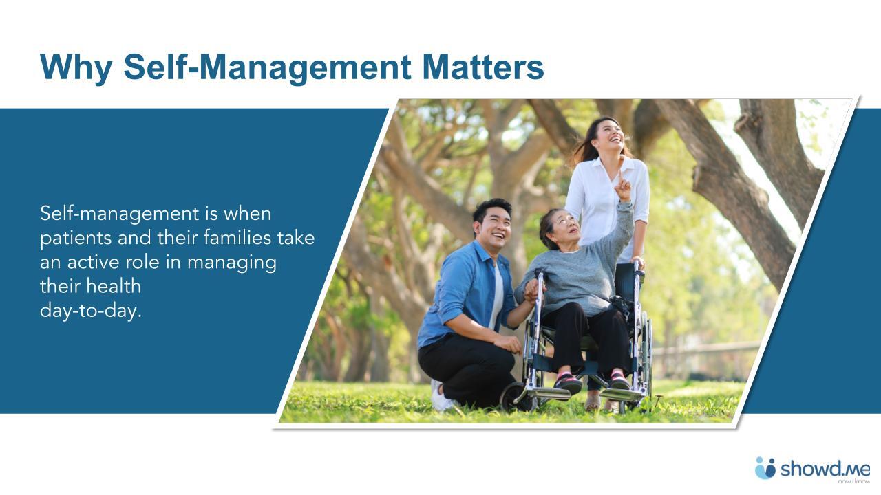 Chronic Conditions Self-management: Patient and Caregiver Education