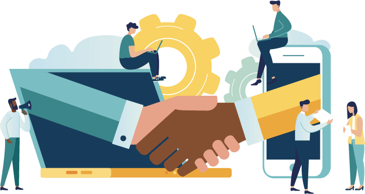 Sales illustration