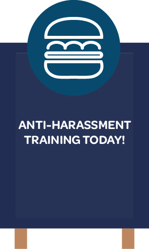 QSR Anti Harassment sign QSR Anti Harassment sign