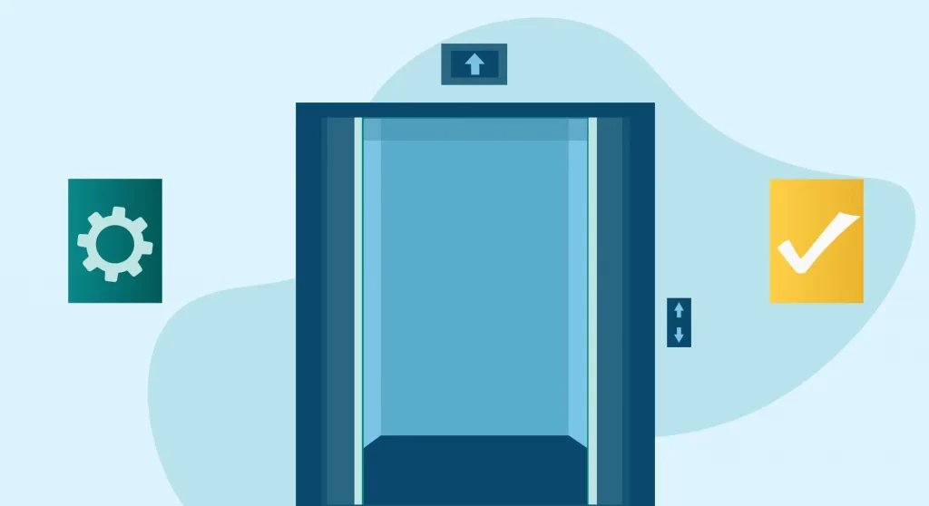 Illustration of an elevator