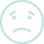 Illustrated sad face