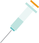 Illustrated vaccine needle