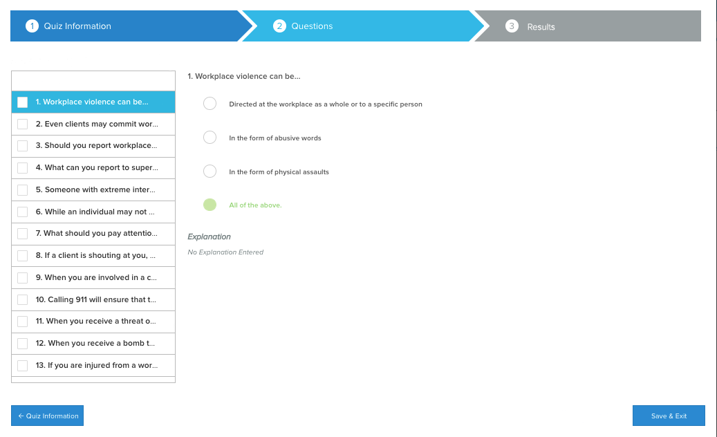 Screenshot from a showd.me quiz